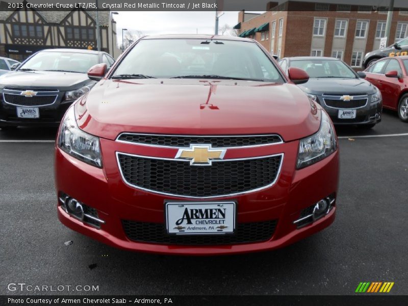 Crystal Red Metallic Tintcoat / Jet Black 2013 Chevrolet Cruze LTZ/RS