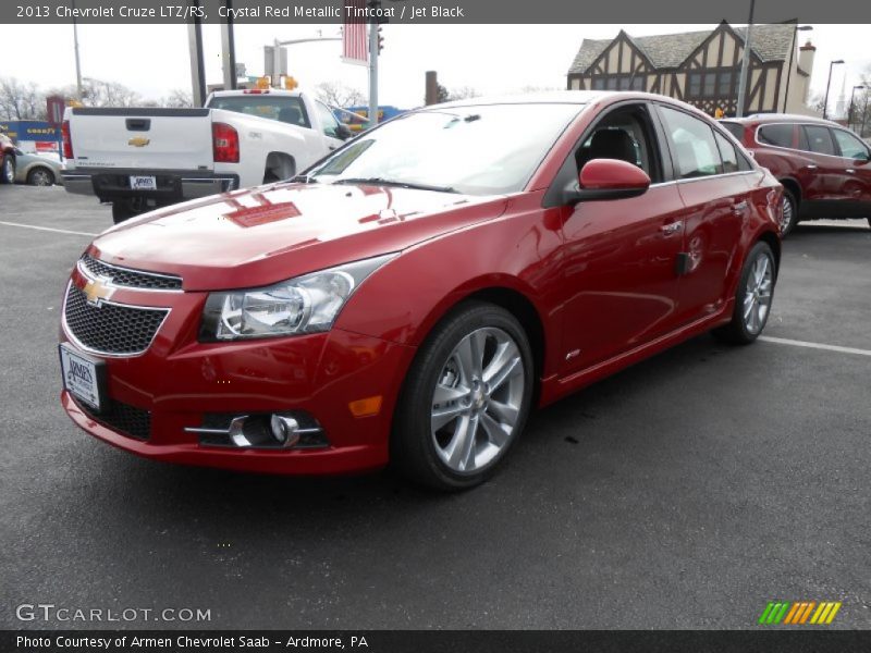 Crystal Red Metallic Tintcoat / Jet Black 2013 Chevrolet Cruze LTZ/RS