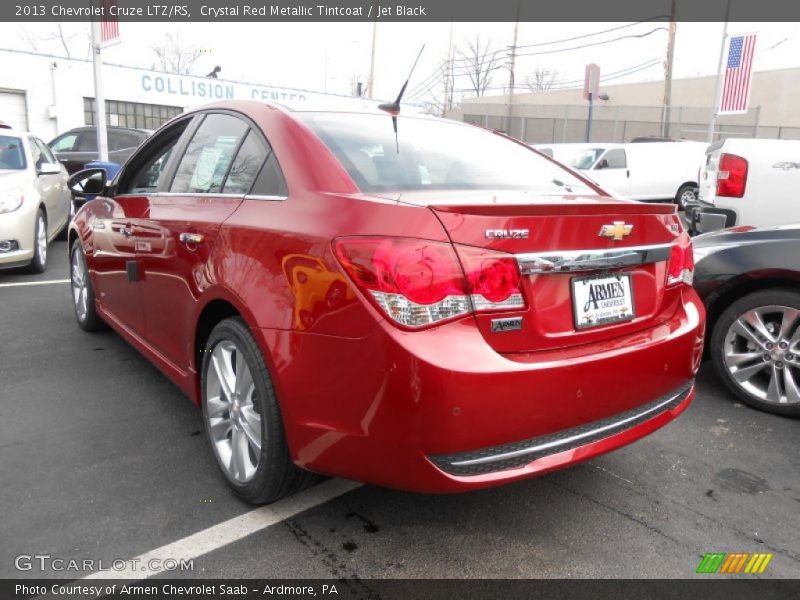 Crystal Red Metallic Tintcoat / Jet Black 2013 Chevrolet Cruze LTZ/RS