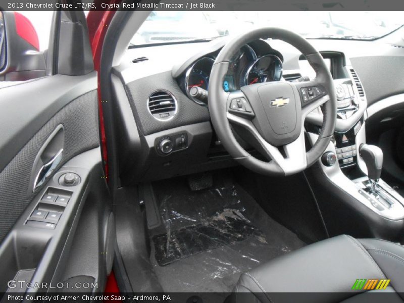 Crystal Red Metallic Tintcoat / Jet Black 2013 Chevrolet Cruze LTZ/RS