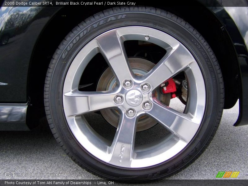 Brilliant Black Crystal Pearl / Dark Slate Gray 2008 Dodge Caliber SRT4