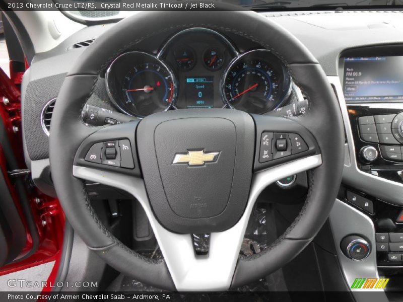 Crystal Red Metallic Tintcoat / Jet Black 2013 Chevrolet Cruze LTZ/RS