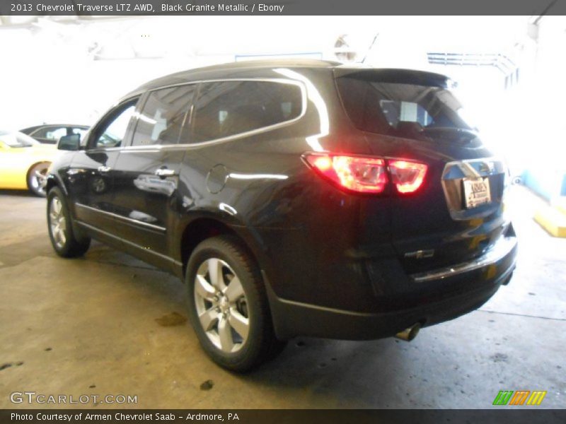 Black Granite Metallic / Ebony 2013 Chevrolet Traverse LTZ AWD