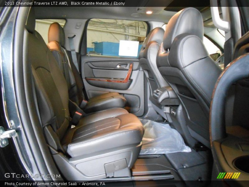 Black Granite Metallic / Ebony 2013 Chevrolet Traverse LTZ AWD