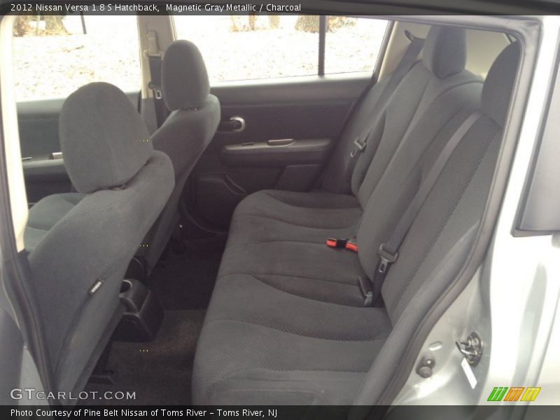 Magnetic Gray Metallic / Charcoal 2012 Nissan Versa 1.8 S Hatchback