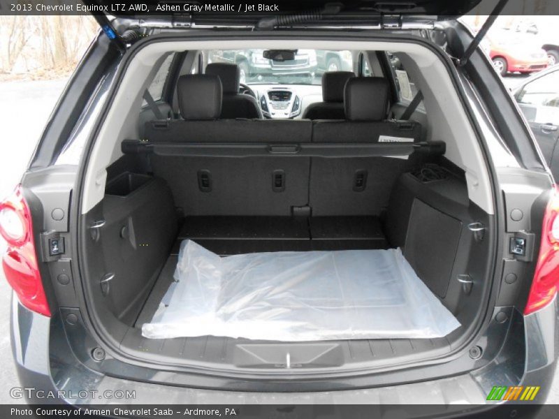 Ashen Gray Metallic / Jet Black 2013 Chevrolet Equinox LTZ AWD