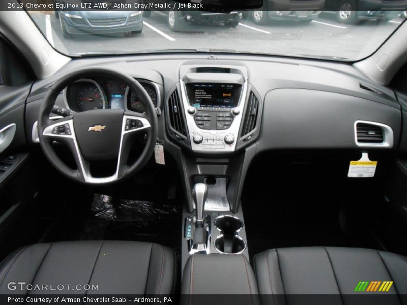 Ashen Gray Metallic / Jet Black 2013 Chevrolet Equinox LTZ AWD