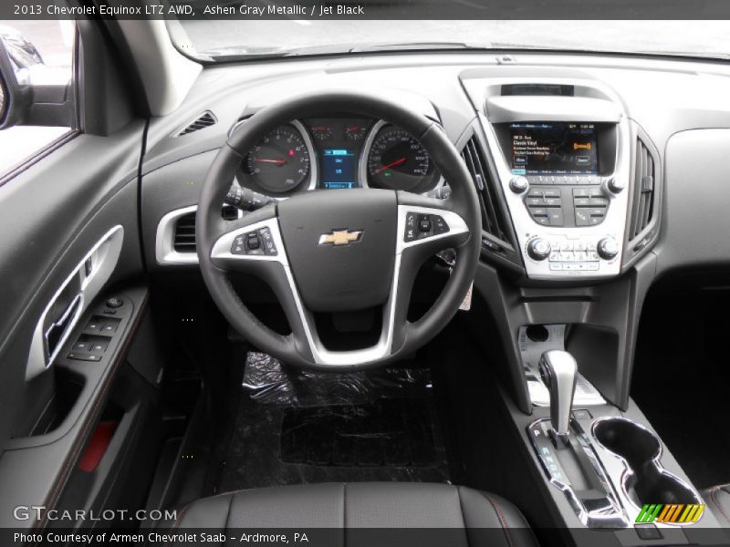 Ashen Gray Metallic / Jet Black 2013 Chevrolet Equinox LTZ AWD