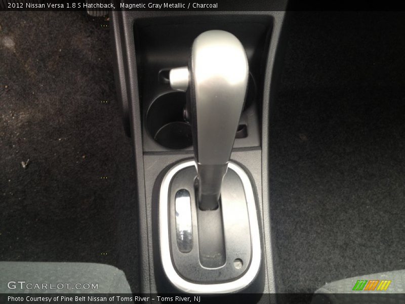 Magnetic Gray Metallic / Charcoal 2012 Nissan Versa 1.8 S Hatchback