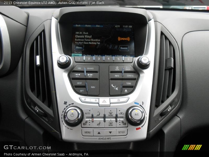 Ashen Gray Metallic / Jet Black 2013 Chevrolet Equinox LTZ AWD