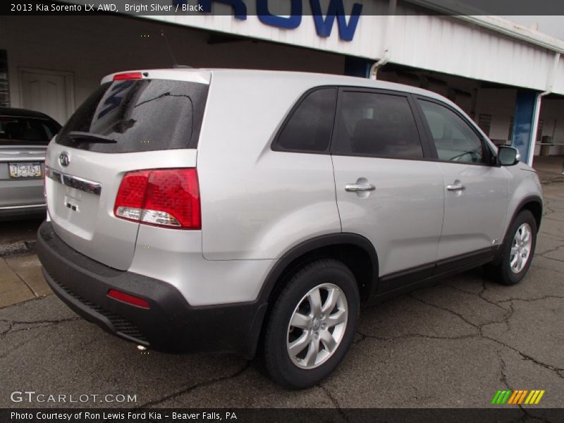 Bright Silver / Black 2013 Kia Sorento LX AWD