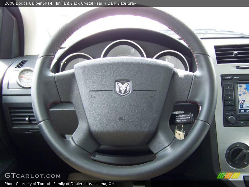 Brilliant Black Crystal Pearl / Dark Slate Gray 2008 Dodge Caliber SRT4