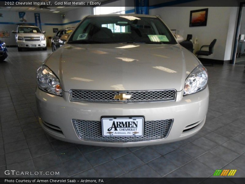 Gold Mist Metallic / Ebony 2012 Chevrolet Impala LT