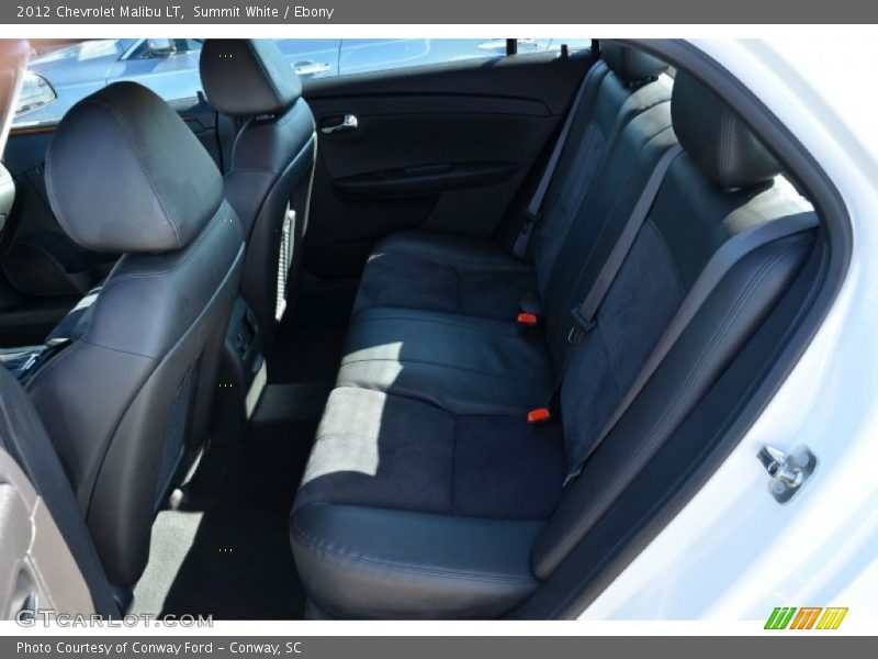 Summit White / Ebony 2012 Chevrolet Malibu LT