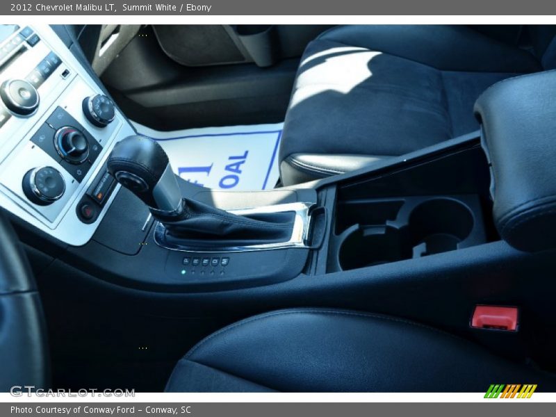 Summit White / Ebony 2012 Chevrolet Malibu LT