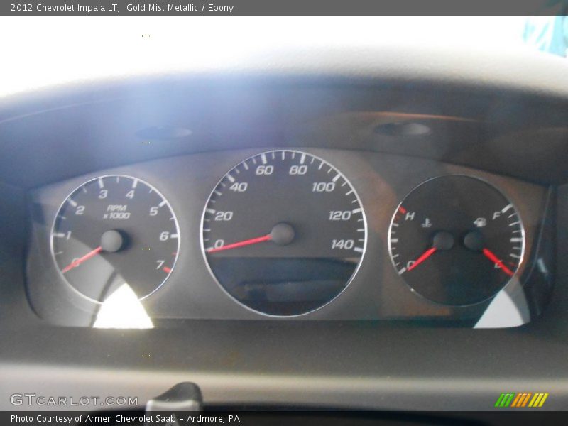 Gold Mist Metallic / Ebony 2012 Chevrolet Impala LT