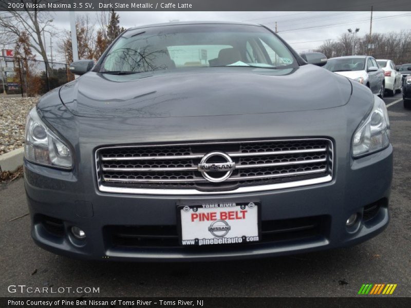 Dark Slate Metallic / Caffe Latte 2009 Nissan Maxima 3.5 SV