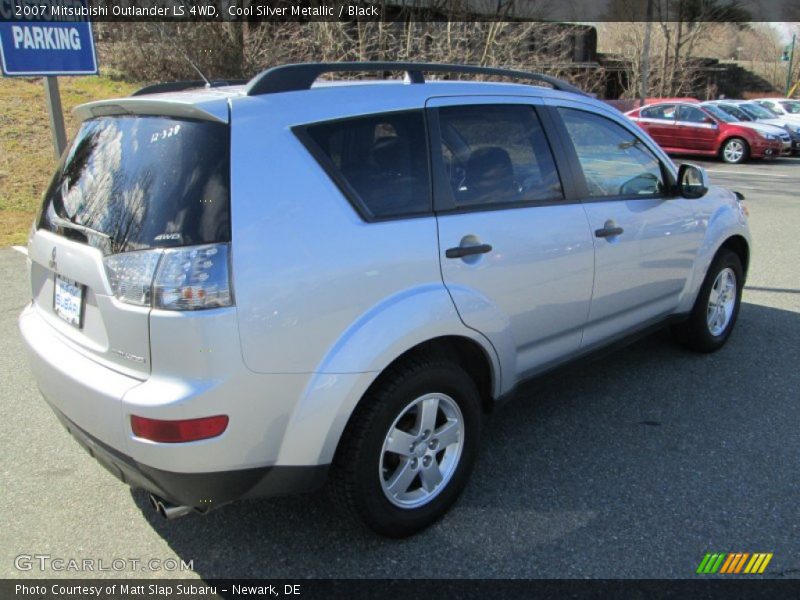 Cool Silver Metallic / Black 2007 Mitsubishi Outlander LS 4WD