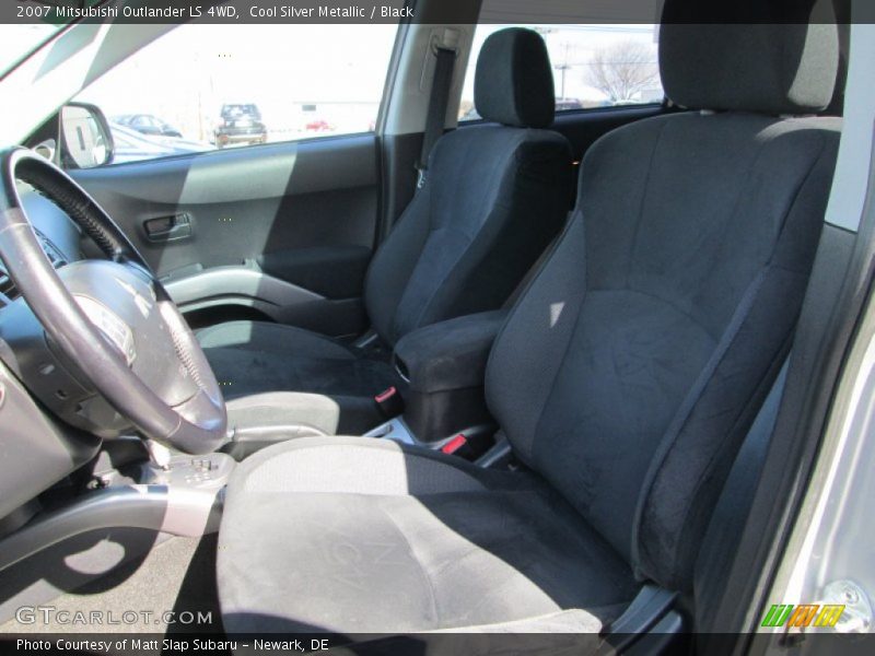 Cool Silver Metallic / Black 2007 Mitsubishi Outlander LS 4WD