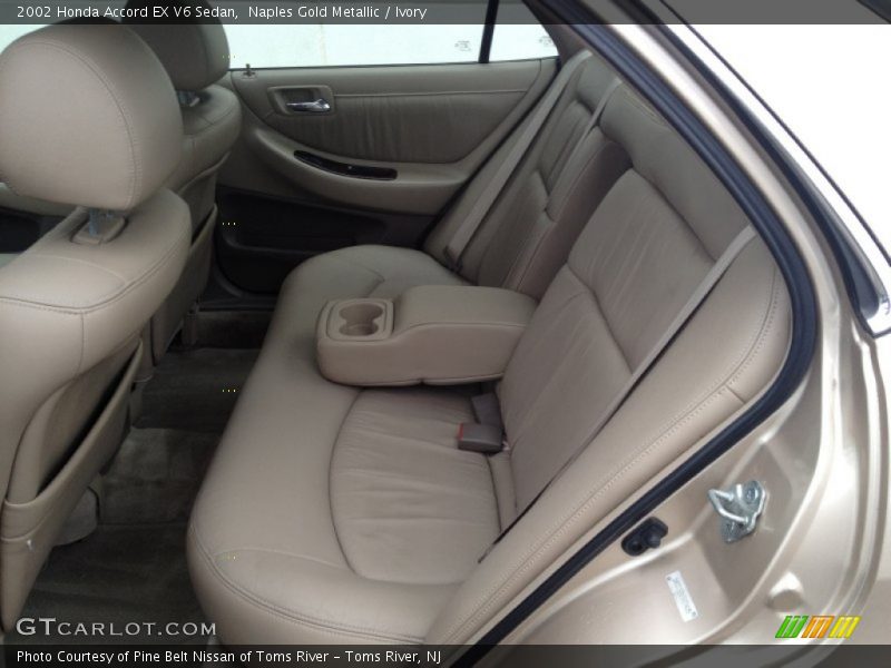Naples Gold Metallic / Ivory 2002 Honda Accord EX V6 Sedan