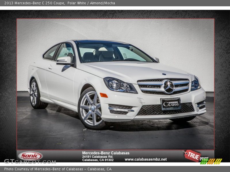 Polar White / Almond/Mocha 2013 Mercedes-Benz C 250 Coupe