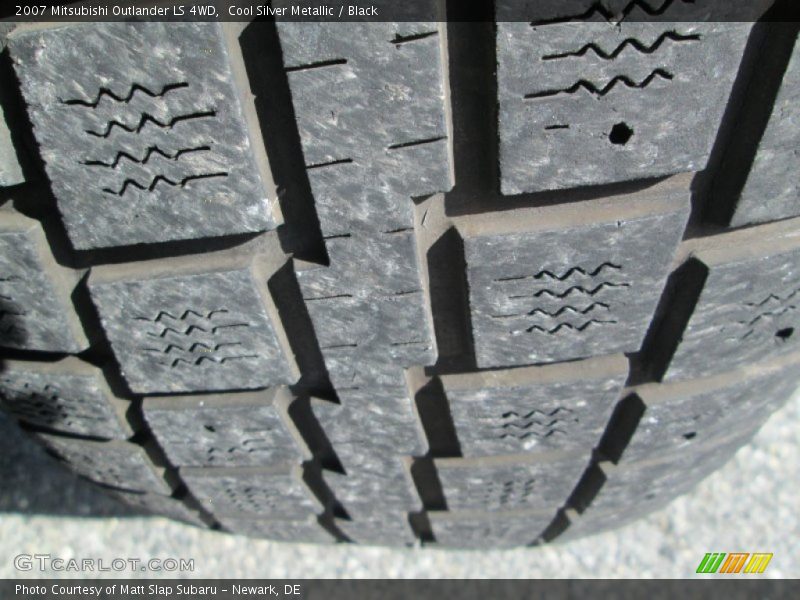 Cool Silver Metallic / Black 2007 Mitsubishi Outlander LS 4WD