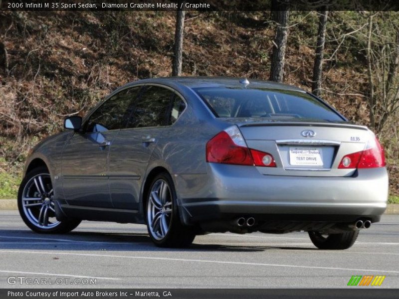 Diamond Graphite Metallic / Graphite 2006 Infiniti M 35 Sport Sedan