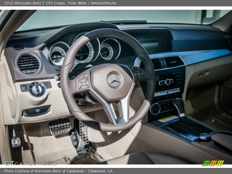 Polar White / Almond/Mocha 2013 Mercedes-Benz C 250 Coupe