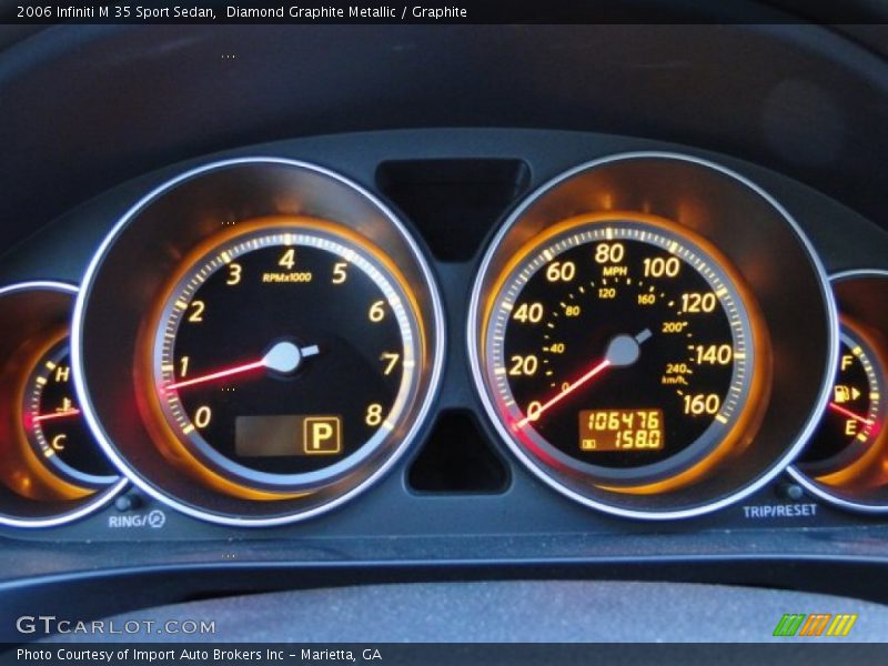 Diamond Graphite Metallic / Graphite 2006 Infiniti M 35 Sport Sedan