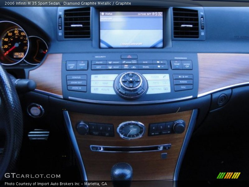 Diamond Graphite Metallic / Graphite 2006 Infiniti M 35 Sport Sedan