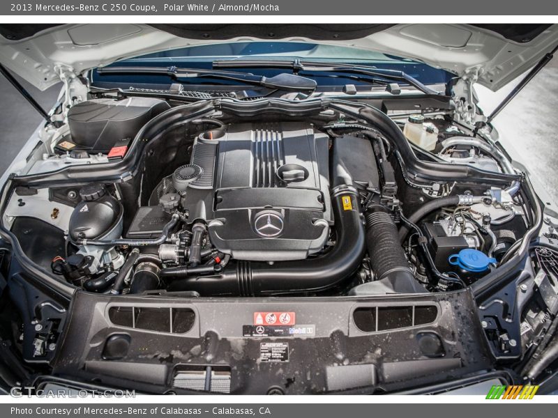 Polar White / Almond/Mocha 2013 Mercedes-Benz C 250 Coupe