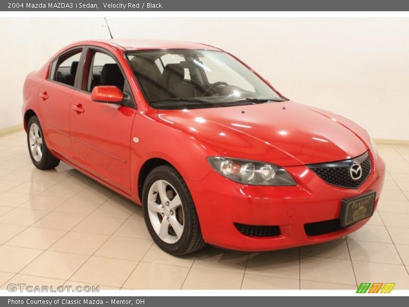 Velocity Red / Black 2004 Mazda MAZDA3 i Sedan
