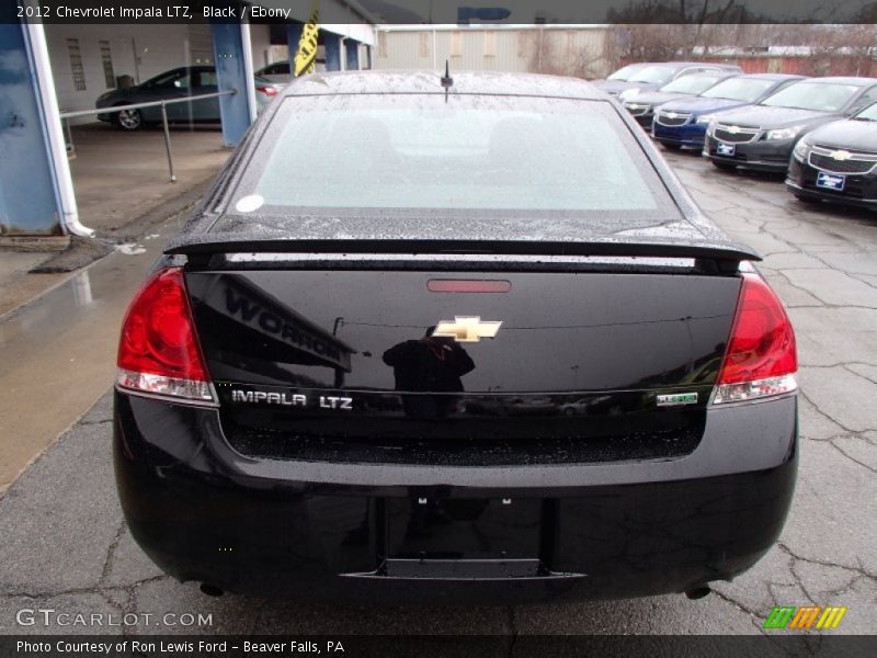 Black / Ebony 2012 Chevrolet Impala LTZ