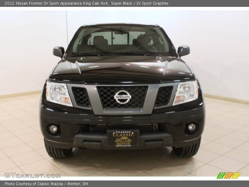 Super Black / SV Sport Graphite 2012 Nissan Frontier SV Sport Appearance King Cab 4x4