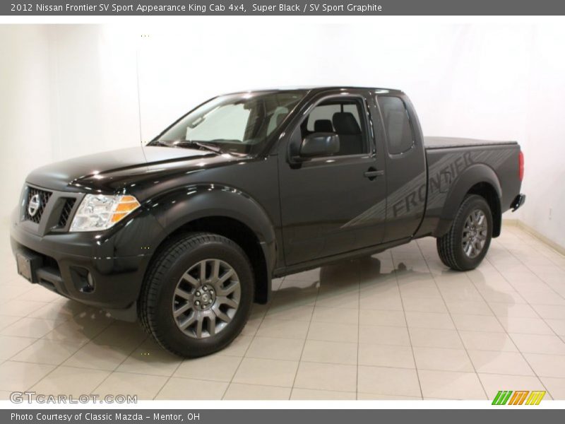 Super Black / SV Sport Graphite 2012 Nissan Frontier SV Sport Appearance King Cab 4x4