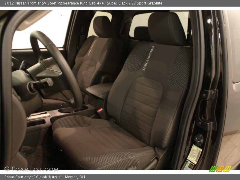 Super Black / SV Sport Graphite 2012 Nissan Frontier SV Sport Appearance King Cab 4x4