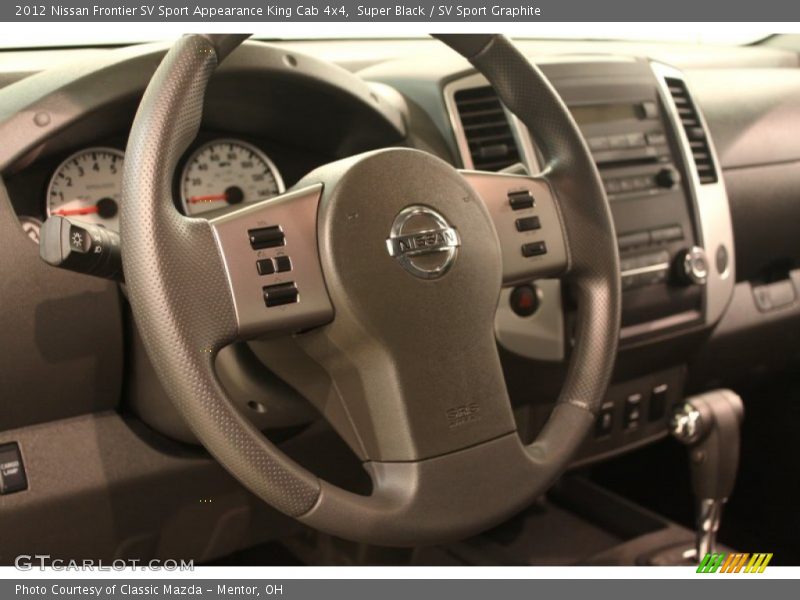 Super Black / SV Sport Graphite 2012 Nissan Frontier SV Sport Appearance King Cab 4x4