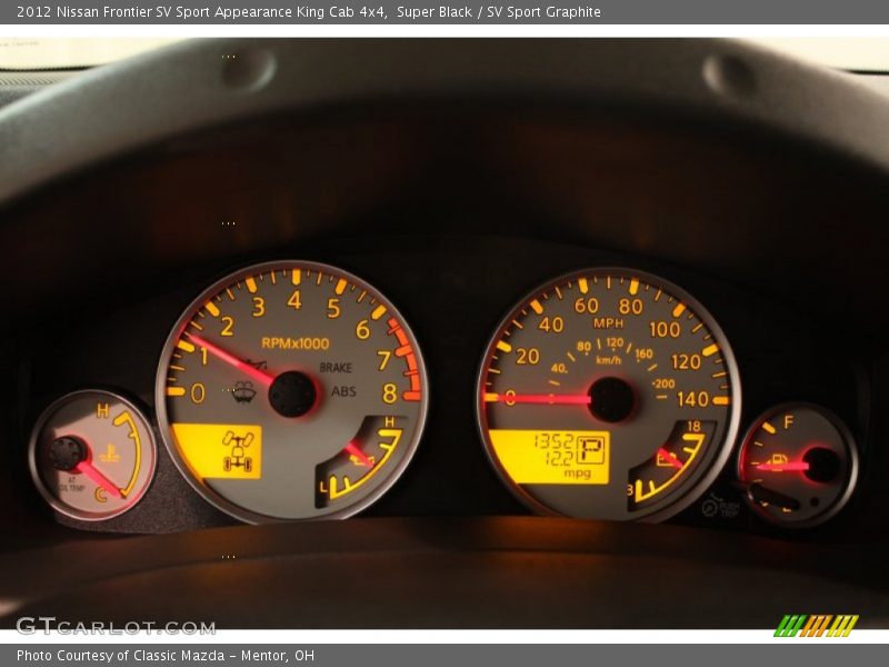 Super Black / SV Sport Graphite 2012 Nissan Frontier SV Sport Appearance King Cab 4x4