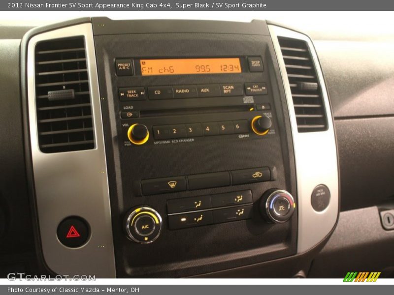 Super Black / SV Sport Graphite 2012 Nissan Frontier SV Sport Appearance King Cab 4x4
