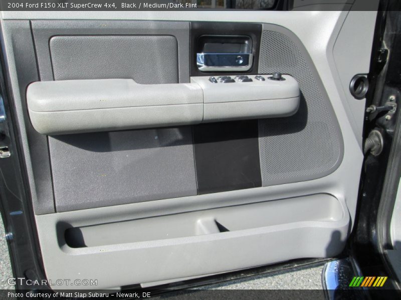 Black / Medium/Dark Flint 2004 Ford F150 XLT SuperCrew 4x4