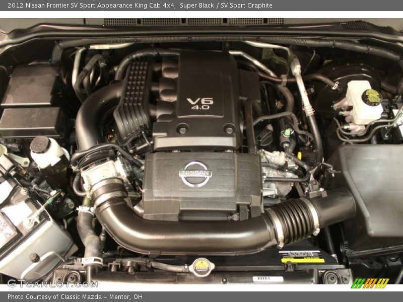 Super Black / SV Sport Graphite 2012 Nissan Frontier SV Sport Appearance King Cab 4x4