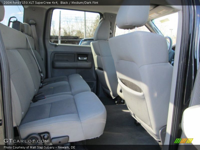 Black / Medium/Dark Flint 2004 Ford F150 XLT SuperCrew 4x4