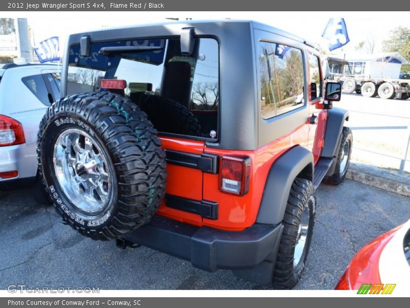 Flame Red / Black 2012 Jeep Wrangler Sport S 4x4