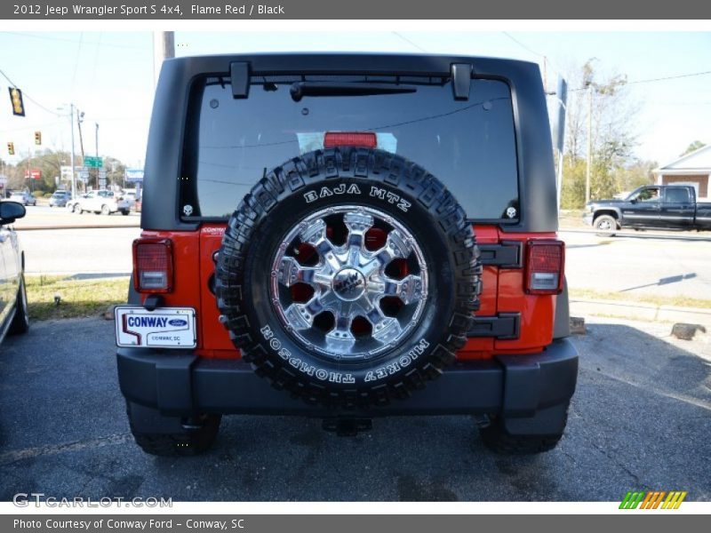 Flame Red / Black 2012 Jeep Wrangler Sport S 4x4