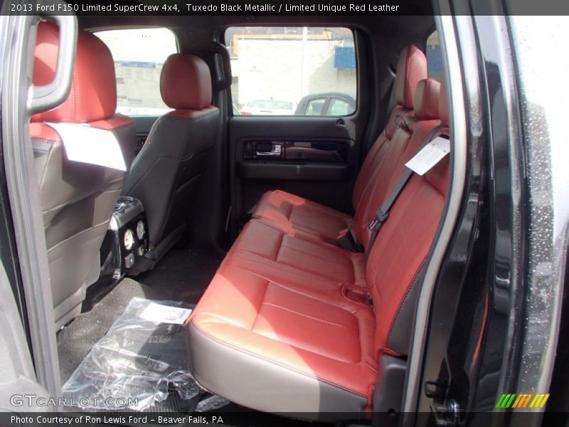 Rear Seat of 2013 F150 Limited SuperCrew 4x4