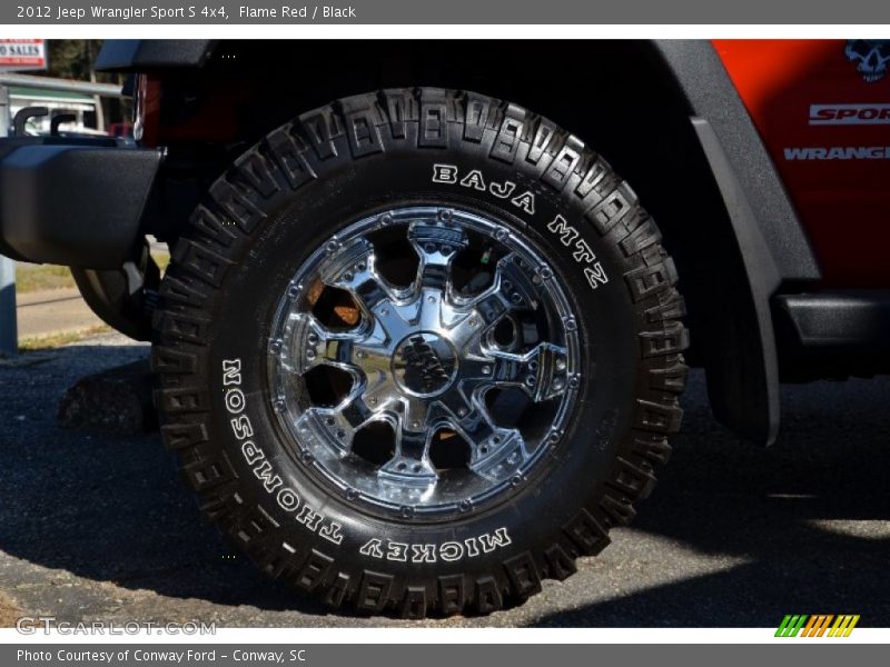 Custom Wheels of 2012 Wrangler Sport S 4x4