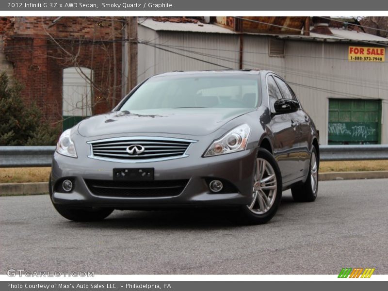 Smoky Quartz / Graphite 2012 Infiniti G 37 x AWD Sedan