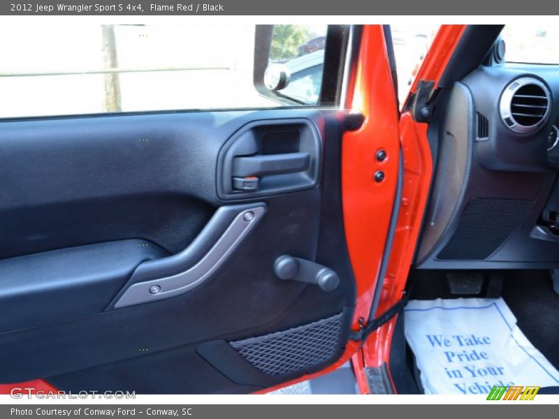Flame Red / Black 2012 Jeep Wrangler Sport S 4x4