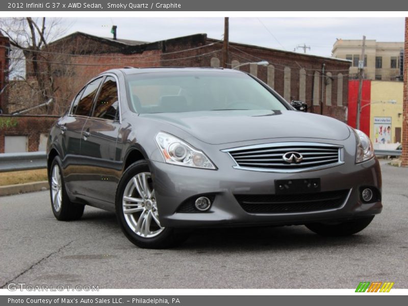Smoky Quartz / Graphite 2012 Infiniti G 37 x AWD Sedan