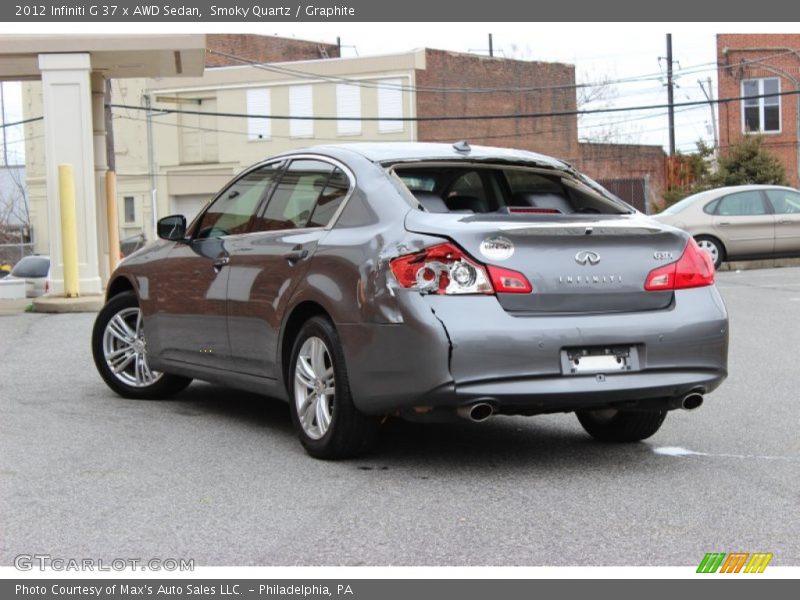 Smoky Quartz / Graphite 2012 Infiniti G 37 x AWD Sedan